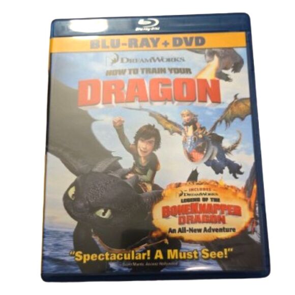 How to Train Your Dragon Blu-ray + DVD – DreamWorks Family Adventure - Picture 1 of 4